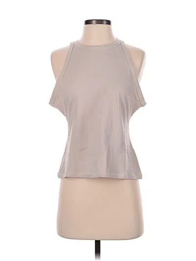 Pre-owned Skims Tank Top Gray Halter Neckline Tops