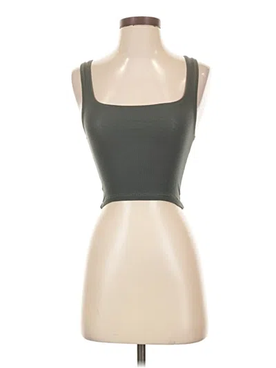 Pre-owned Skims Tank Top Gray Strapless Neckline Tops