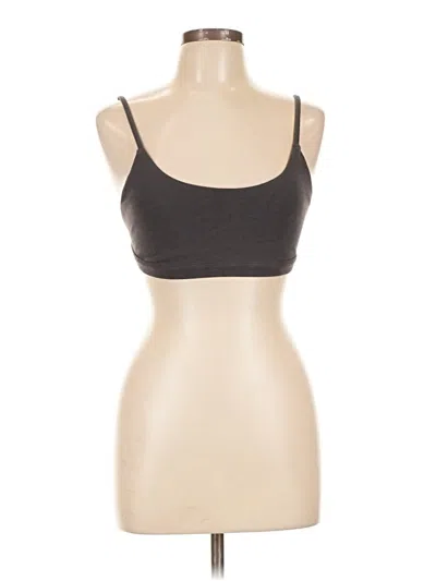 Pre-owned Skims Tank Top Gray Strapless Neckline Tops