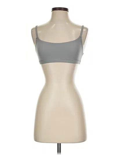 Pre-owned Skims Tank Top Gray Strapless Neckline Tops