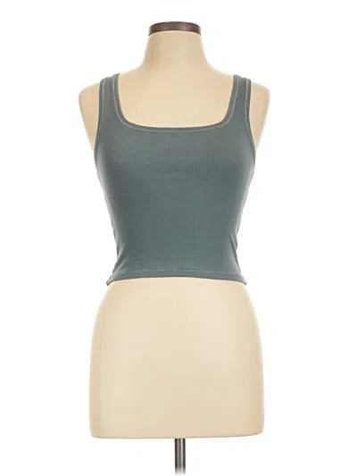 Pre-owned Skims Tank Top Gray Strapless Neckline Tops