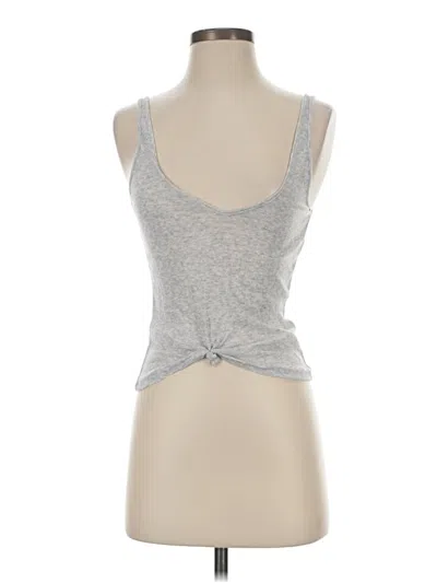 Pre-owned Skims Tank Top Gray Sweetheart Neckline Tops