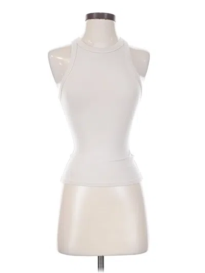 Pre-owned Skims Tank Top Ivory Halter Neckline Tops