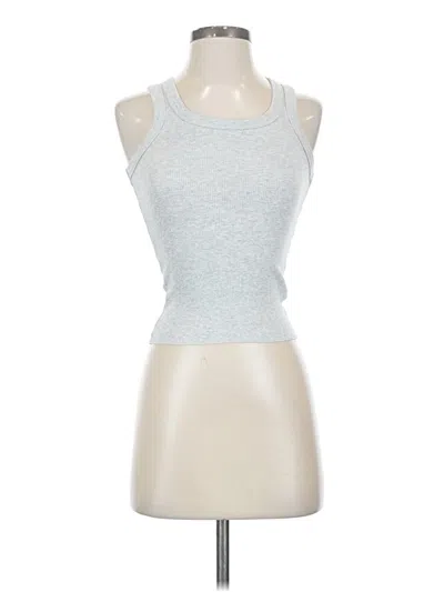 Pre-owned Skims Tank Top Silver Halter Neckline Tops