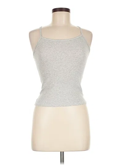 Pre-owned Skims Tank Top Silver Halter Neckline Tops