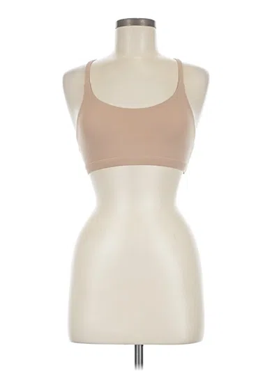 Pre-owned Skims Tank Top Tan Halter Neckline Tops