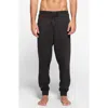 Skims Tapered Fit Cotton Blend Joggers In Washed Onyx