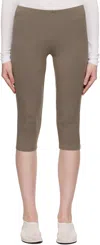 Skims Taupe Smooth Layers Capri Leggings