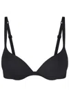 Skims Ultimate Tear-drop Stretch-woven Push-up Bra In Black