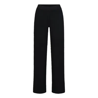 Skims Textured Knit In Black