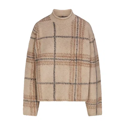 Skims Textured Knit In Brown