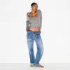 Skims Textured Knit In Gray