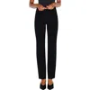 Skims The Essential Collection High Waist Pintuck Straight Leg Pants In Black