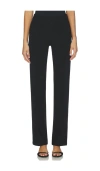 Skims The Essential Pants High Waist Straight Leg Pant In Black