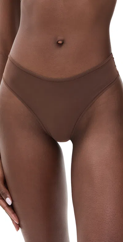 Skims Thong Panty Cocoa