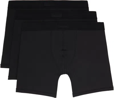 Skims Three-pack Black  Cotton 5 Boxer Briefs