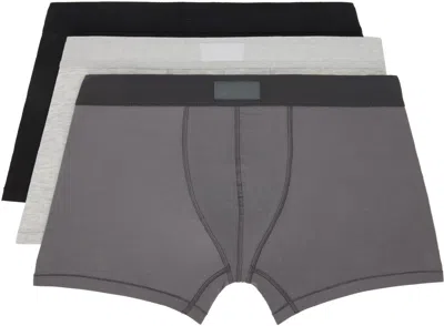 Skims Three-pack Multicolor  Cotton 3 Boxer Briefs