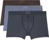 Skims Three-pack Multicolor ' Cotton' 3 Boxer Briefs In Dark Sepia Onyx Mult