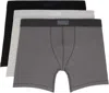 Skims Three-pack Multicolor  Cotton 5 Boxer Briefs