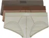 Skims Three-pack Multicolor  Cotton Briefs In Amethyst Multi