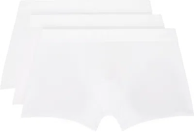 Skims Three-pack White  Stretch 3 Boxer Briefs