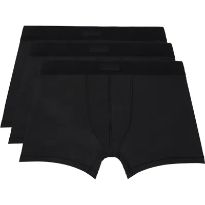 Skims Three-pack Black  Cotton 3 Boxer Briefs