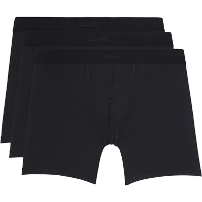 Skims Three-pack Black  Cotton 5 Boxer Briefs