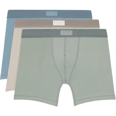 Skims Three-pack Multicolor  Cotton 5 Boxer Briefs