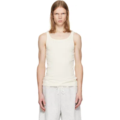 Skims Three-pack Multicolor  Cotton Rib Tank Tops In Ecru Multi