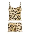 Skims Tiger Cami Pyjamas In Animal Print