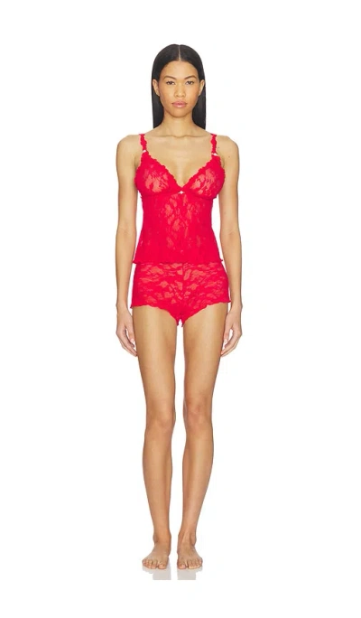 Skims Triangle Cami And Short Set In Red