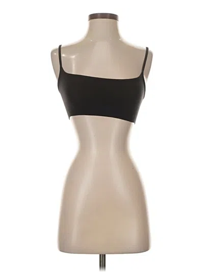 Pre-owned Skims Tube Top Black Strapless Neckline Tops