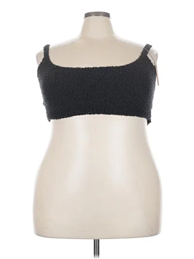 Pre-owned Skims Tube Top Black Strapless Neckline Tops