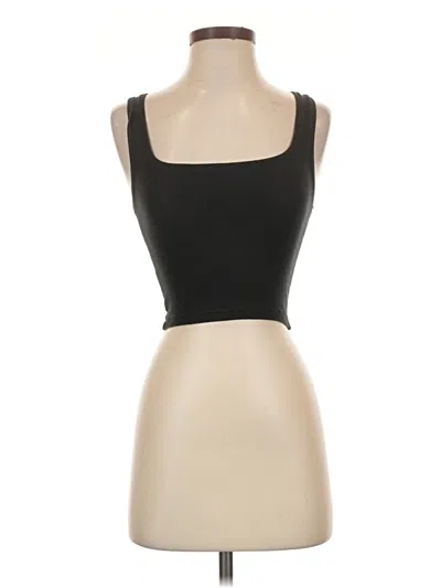 Pre-owned Skims Tube Top Black Strapless Neckline Tops