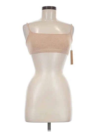 Skims Tube Top Tan Strapless Neckline Tops In Neutral