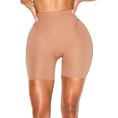 Skims Ultimate Body Butt & Hip Enhancing Shorts In Brown