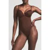 Skims Ultimate Body Push-up Thong Bodysuit In Brown