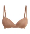 Skims Ultimate Plunge Push-up Bra In Brown