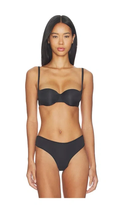 Skims Ultimate Push-up Balconette Bra In Black