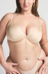 Skims Ultimate Teardrop Underwire Push-up Bra In Nude