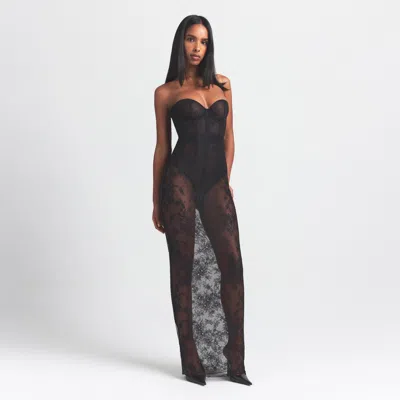 Skims Ultra Fine Lace In Black