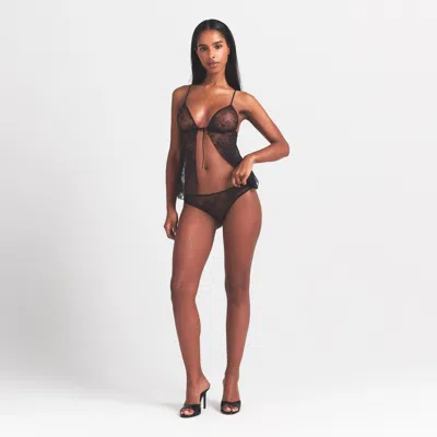 Skims Ultra Fine Lace In Black