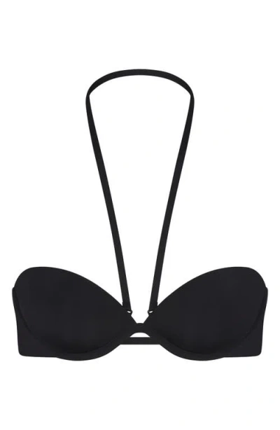 Skims Underwire Multi-way Bra In Onyx
