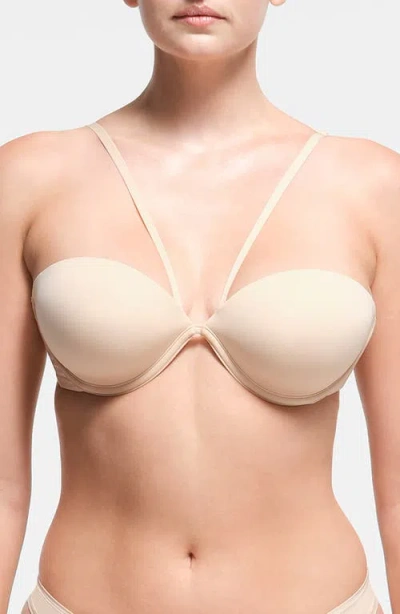Skims Underwire Multi-way Bra In Neutral