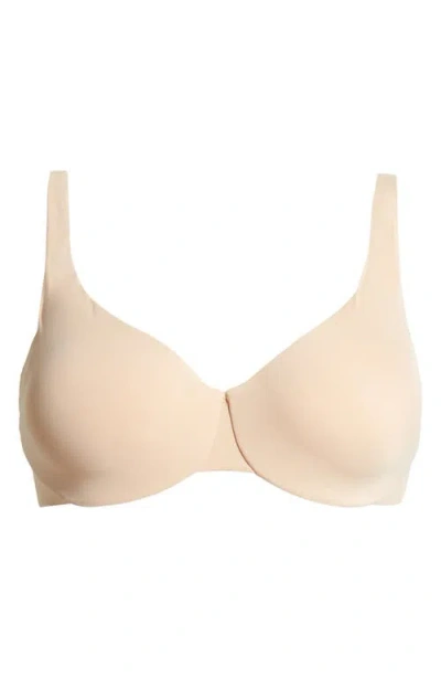 Skims Unlined Full Coverage Bra In Clay