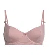 Skims Vintage Shapewear Unlined Demi Bra In Purple