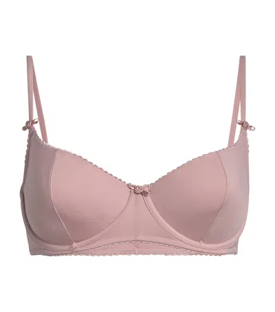 Skims Vintage Shapewear Unlined Demi Bra In Pink