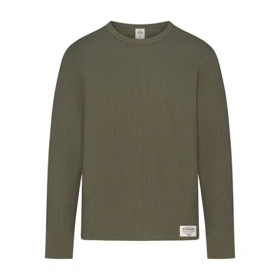 Skims Waffle In Military Green