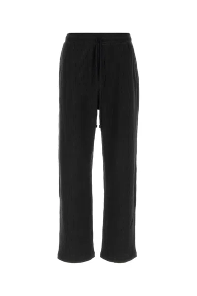Skims Waffle Straight Leg Pant In Grey