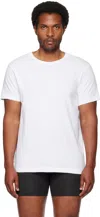 SKIMS WHITE SKIMS COTTON CLASSIC T-SHIRT